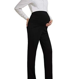 Bhome Maternity Pants for Work Bootcut Over-Bump